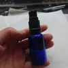 Frasco borrifador de vidro azul escuro frasco pump para loção frasco conta-gotas para essência frasco para cosméticos frasco de perfume atacado