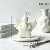 Velas perfumadas de anjo em formato de coração feitas sob medida, cera de soja sem fumaça, lembrancinhas de casamento, velas perfumadas, adereços decorativos