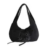 Moda de Alta Gama de Nicho para Niñas, Casual y Sencilla, Bolso de Muñeca con Lazo de Moda y Versátil, Bolso Cruzado de un Solo Hombro