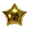 Globo de película de aluminio estrella de cinco puntas de 18 pulgadas decoración de cumpleaños diseño de salón de bodas sellado automático tablero Star Light globo de helio vacío flotante