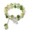 Pulseira Lírio do Vale Nó de Bambu Estilo Chinês Novo Fresca e Simples para Mulheres, Design de Nicho Pulseira Estilo Palácio Chinês Novo para Mulheres