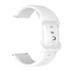 Adequado para Samsung/Huawei/Garmin Cor Sólida Fivela de Oito Caracteres Fivela Borboleta Pulseira de Relógio Esportivo de Silicone 20/22mm Universal