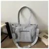 Bolso Cruzado Multibolsillos Transfronterizo 2026 Lona Simple Moderno Artístico Gran Capacidad para Viajes Bolso de Mano Bolso de Hombro Bolso Tote