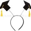 Temporada de Graduación Hebilla para la Cabeza Transfronteriza Ceremonia de Graduación Sombrero de Licenciado Sombrero de Doctor Hecho a Mano Decoración para Fiesta de Graduación Accesorios para el Cabello Diadema
