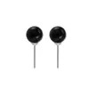 Aretes de Tuerca de Tornillo de Jade Hotan Nuevos Temperamento Chino Antiguo Redondos Color Ágata Uña para Hueso de la Oreja Explosiones de Verano