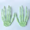 Decorações de Halloween Mãos de Plástico Simuladas Ossos Esqueleto Estaca de Jardim de Halloween Mão de Fantasma Adereços de Decoração Ornamentos