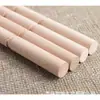 Palitos de Madera Redondos, Madera de Haya, Palitos de Madera de Pino, Se Pueden Ranurar y Cortar a Medida, Palitos de Madera para Materiales de Construcción de Maquetas DIY Hechos a Mano, Palitos de Madera Pequeños