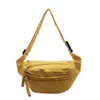 Bolso cruzado nuevo de moda para mujer, bolso de pecho de pana, bolso de hombro deportivo, bolso tote simple de color liso de gran capacidad, moderno