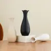 Vaso Cerâmico Simples Shumen, Novo Estilo Chinês Luxo Leve Decoração para Casa para Sala de Estar e Sala de Jantar, Ornamento de Mesa, Arranjo de Flores, Recipiente para Flores Hidropônicas