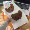 Bufanda de Cachorro Tejida Japonesa para Mujer Invierno Cálida Engrosada Doble Cara Estilo Coreano Cálida Versátil Lana Linda Anti-frío Ola