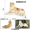Modelos de Animales Realistas: Doberman, Golden Retriever, Perro de Peluche, Husky, Collie - Adornos para Coche y Juguetes para Niños