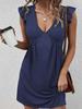 Verano 2026 Nuevo Amazon Ropa de Mujer Europea y Americana Vestido Sexy con Cuello en V Suelto Casual Vestido Tank sin Mangas