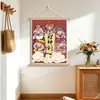 Pintura en Rollo del Dios de la Riqueza - Arte en Rollo de Tela Festivo Estilo Chino Nuevo para Entrada, Sala de Estar, Fachada de Tienda - Pintura Decorativa con Significado de Atracción de Riqueza