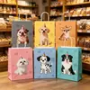 Sacolas de Presente Kraft Coloridas Sólidas Personalizadas Produtos de Papel Sacolas Tote Sacolas de Embalagem para Viagem Papel Especial