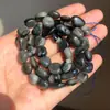 Material natural cristal ágata grava con cuentas sueltas accesorios para joyería diy agujero agujero cuentas amorfas