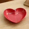 Prato Fofo Popular em Formato de Coração da Amazon, Prato de Frutas, Prato de Salada, Três Tamanhos, Louça Doméstica Resistente a Quebras, Prato de Doces