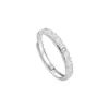 Anillo de Pareja de Mariposas Originales de Plata de Ley S999 Nicho Fresco Creativo Ajustable Lazo de Enamorados Anillo para Mejor Amiga
