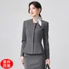 Ropa de trabajo entallada para recepción de hotel, uniformes de atención al cliente, trajes profesionales para mujer otoño 2026 venta al por mayor