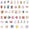 100 peças cor venda quente saco de lanche recompensa infantil adesivos pequenos DIY criativo caderno de mesa adesivos de registro lote