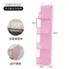 Bolsa de almacenamiento detrás de la puerta bolsa multicapa para el hogar bolsa de almacenamiento de juguetes tipo colgante estante colgante de pared para almacenamiento de ropa interior artículos varios