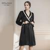 Camisola de Noite de Seda Pesada 19 Mmi Feminina 100% Seda de Amoreira Luxo Leve Roupão Matinal Senso Sofisticado Roupa de Casa Camisola Única