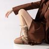 Calcetines Largos de Encaje con Lazo Estilo Lolita para Mujer, Estilo Ballet, Primavera y Otoño, Rojo Ankara, Calcetines Delgados Apilados