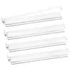 Regla medidora de mahjong transfronteriza de Amazon, organizador de tarjetas de mahjong de acrílico con purpurina, pinza mini de mahjong rectangular portátil
