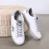 Zapatos de Cuero Genuino Envejecidos para Mujer 2026 Nuevos Versátiles para Todas las Estaciones Estilo Coreano Vintage Zapatos Blancos con Patrón de Estrella Zapatos Envejecidos para Hombres y Mujeres Parejas