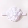 Diademas Europeas y Americanas Nuevas Transfronterizas para Bebé, Pañuelos para Niños de Color Liso Florales Lindos, Accesorios Finos para el Cabello de Bebé de Verano