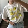 Camiseta Gráfica de Marca Independiente Talla Europea, Top Sexy Vintage, Cuello Redondo Manga Corta, Estampado Gótico Oscuro Streetwear