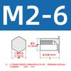 Acero Inoxidable Acero al Carbono Zinc Azul y Blanco Espárrago de Remachado a Presión para Agujero Ciego Fabricante Bso-3.5M3M4M5 Agujero Inferior 5.4 Hexagonal Presión
