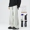 Calças Cargo Estilo Americano para Homens, Primavera, Outono e Inverno Calças Casuais de Corte Reto, Calças de Trabalho Masculinas, Calças Longas Esportivas Versáteis para Adolescentes