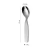 Lindo juego de cuchara y tenedor para niños, cuchara para comer de bebé de acero inoxidable 304, alto valor estético, vajilla para jardín de infantes, cuchara sopera de mango corto