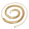 Cadena de Cintura Dorada de Moda Versátil Europea y Americana Transfronteriza para Vestido Gancho Metálico Cadena de Cintura Ajustable de Perlas