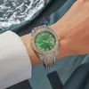 Novo Explosões de Comércio Exterior Relógio Feminino Moda Romana Cravejado com Diamantes com Calendário Relógio Feminino