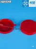 Tapa de Barril de Plástico de 200 Litros, Cubierta de Plástico Transpirable para Barril Químico, Tapa Roja a Prueba de Polvo, Tapa Interior Cruzada de Ventilación, Engrosada