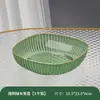 Plato de Fruta Nuevo Plato de Fruta Seca para Mascotas Plato de Dulces para Sala de Estar Mesa de Café de Lujo Ligero con Borde Dorado Plato de Fruta Transparente Plato de Frutas y Verduras para el Hogar