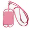 Lanyard de Silicona para Teléfono Móvil con Soporte para Tarjeta, Funda Protectora para Teléfono Móvil, Lanyard para Cuello con Logo Imprimible, Soporte para Tarjeta - Nuevo Producto Popular de Venta Caliente Transfronteriza