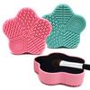 Caixa de limpeza de pincéis de maquiagem de silicone Starfish Mickey Almofada de limpeza de silicone Ferramentas de maquiagem de beleza Esponja de limpeza a seco Esfregão de silicone
