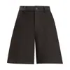 Shorts de lana para mujer, nuevo estilo otoño/invierno 2026, de cintura alta, línea A, pierna ancha, adelgazantes, versátiles, pantalones bootcut de lana, ropa exterior casual