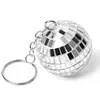 Llavero Colgante Bola de Discoteca Espejo Transfronterizo Llavero Colgante Bola Reflectante Creativa Regalo Venta al por Mayor