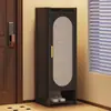 Zapatero plegable para uso doméstico, zapatero simple multifuncional de varias capas para dormitorio y vivienda de alquiler, mueble de almacenamiento para recibidor contra la pared