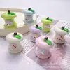 Gatinho 3D Caroço de Maçã DIY Grampo de Cabelo Elástico Sapato de Madeira Flor Pingente de Celebridade da Internet Acessório para Capa de Celular Peças de Resina