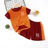 Roupas Infantis, Camisetas de Manga Curta Finas de Verão para Meninos, Shorts Esportivos, Roupas de Malha de Secagem Rápida para Meninas, Roupas de Verão para Crianças de Tamanho Médio e Grande