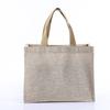 Bolsas de Lino en Stock, Bolsas Vintage de Lino y Yute, Bolsas Tote de Lino Impermeables Laminadas Personalizadas, Bolsas Finas de Lino con Cordón