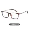 TI0227 Gafas Ultraligeras Titanio Puro Marco TR90 Estilo Coreano Montura Cuadrada Altura de la Montura 55 Lentes Planas de Alta Calidad Montura Venta al por Mayor