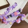 Diadema de Fideos Ondulados de Colores para Niños, Dibujo Animado para Niña, Accesorios para el Cabello Antideslizantes con Dientes y Artefacto para Arreglar el Cabello Suelto