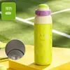 Vaso de agua estético de alta gama transfronterizo, lujo ligero y sofisticado, vaso térmico portátil de gran capacidad, vaso de mano de acero inoxidable 316