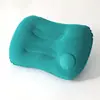 Almohada inflable en forma de U, automática, portátil, para viajes, cuello, avión, viajes al aire libre, Sanbao