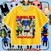 Nueva camiseta de manga corta para niños del juego de Roblox Animal Hospital, top moderno